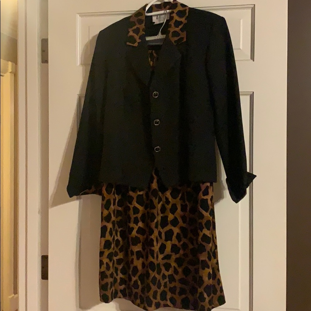 Blazer with skirt